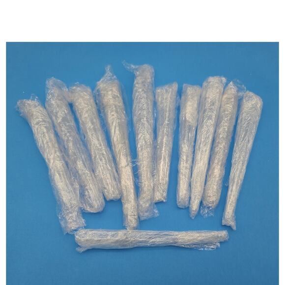 106 Hand-Blown Hollow Clear Glass Christmas Ornament Icicles 6-9" Various Length - Picture 5 of 5